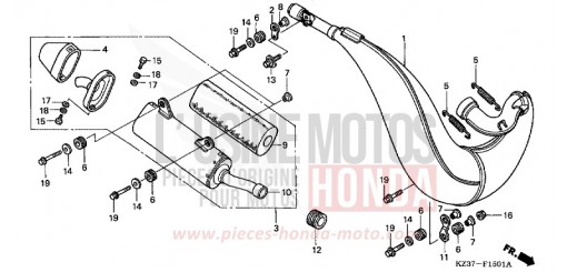 CHAMBRE D'EXPANSION (CR250R2-4) (ED,U) CR250R2 de 2002